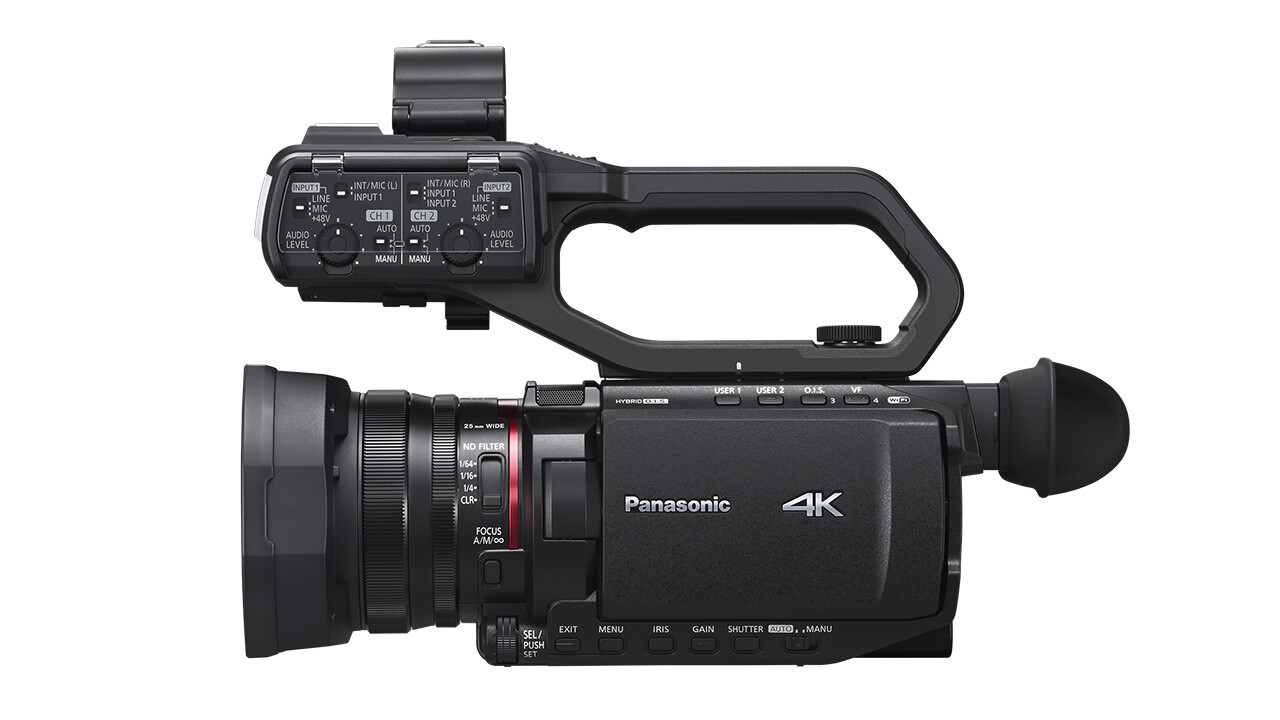 Panasonic launches four new 4K pro camcorders with 24x zoom